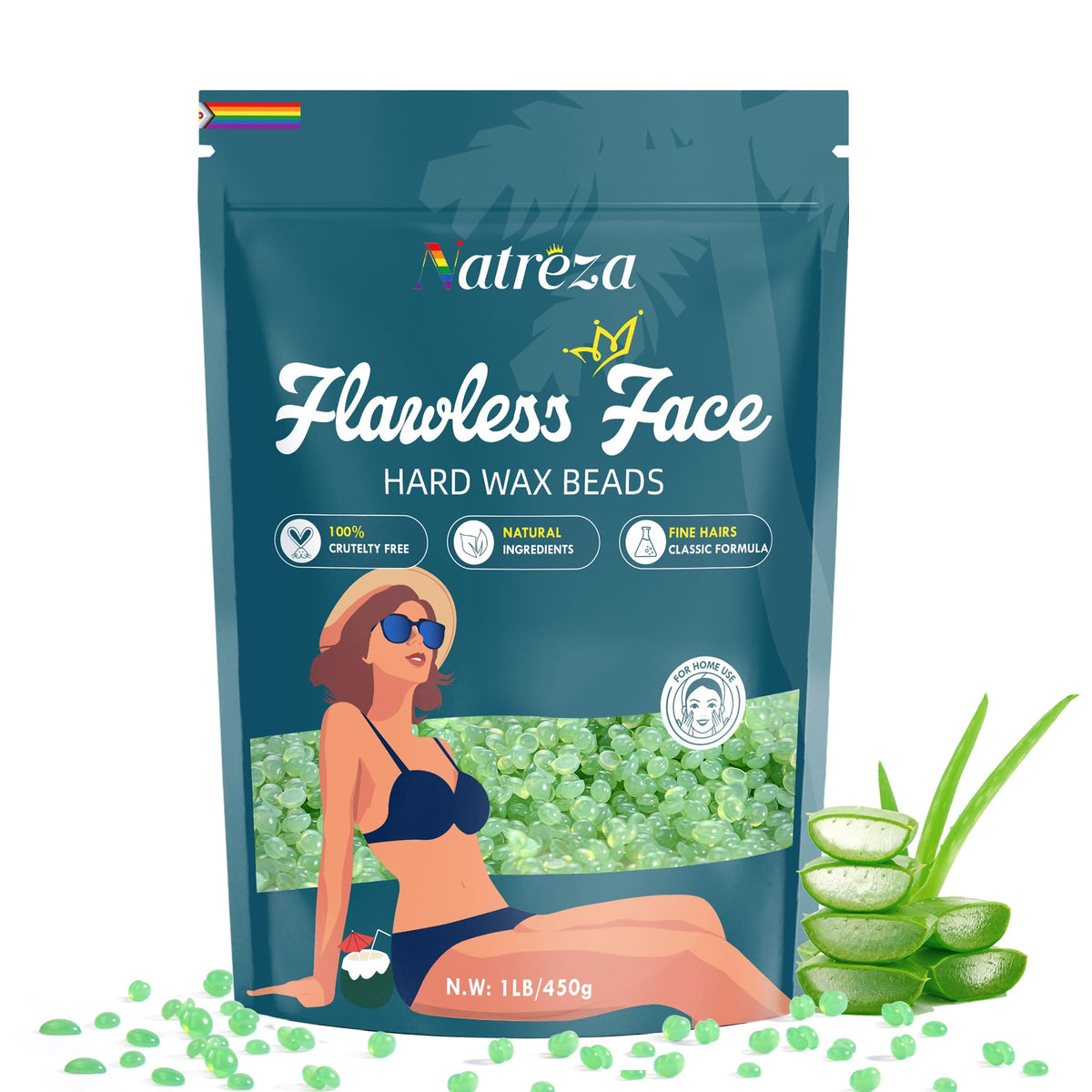 Natreza front packaging showing product and clear labeling for confidence