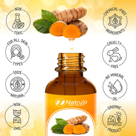 Natrulo oil texture on skin demonstrating lightweight absorption and glow
