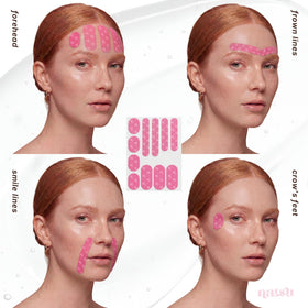 Natsu adhesive edge closeup revealing hypoallergenic, latex-free adhesive