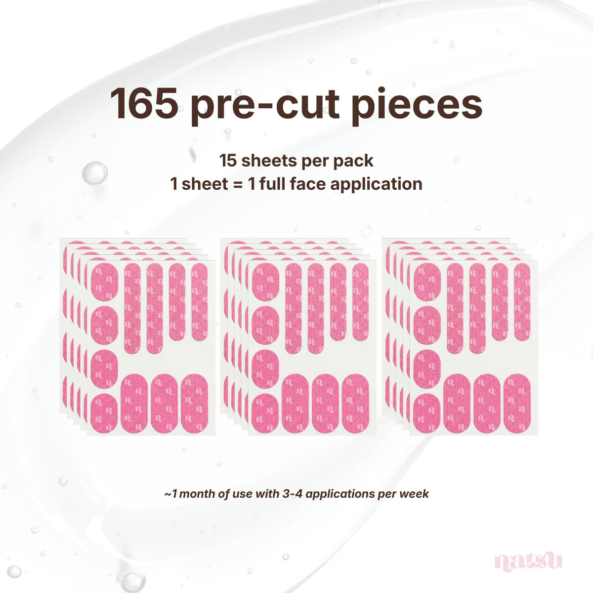 Natsu scale comparison with coin to show patch size and accurate coverage