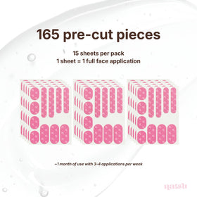 Natsu scale comparison with coin to show patch size and accurate coverage