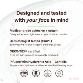 Natsu smile line patch placement illustrating targeted coverage and hydration