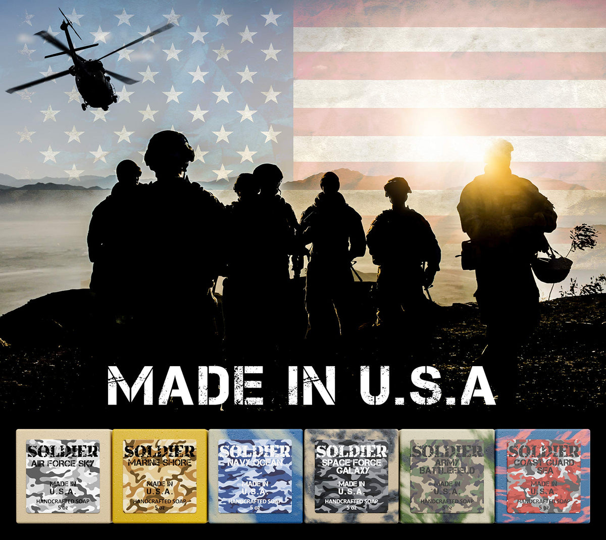 NATURAL AMERICAN soldier size scale hand holding a 5 oz bar shows true weight and portability