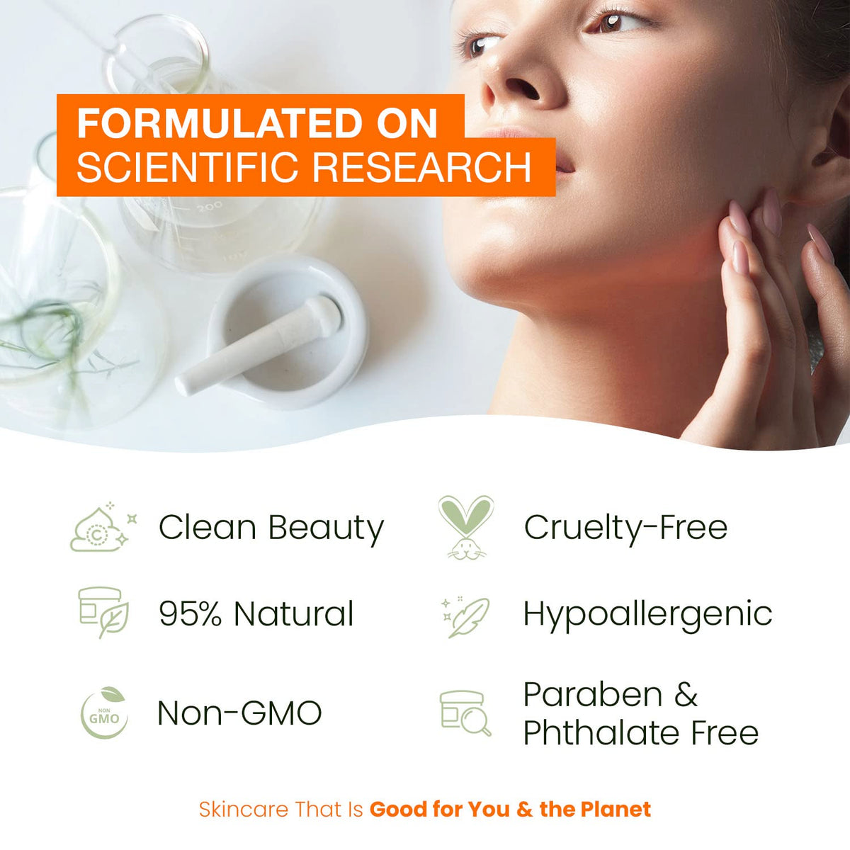 Natural Chemist product styled on bathroom shelf, routine-ready benefit