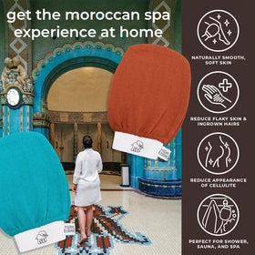 Natural Elephant close-up of microfiber texture highlighting effective exfoliation