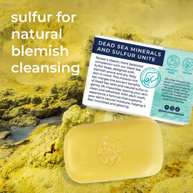 Natural Elephant bar used in shower on washcloth demonstrating in-use benefit