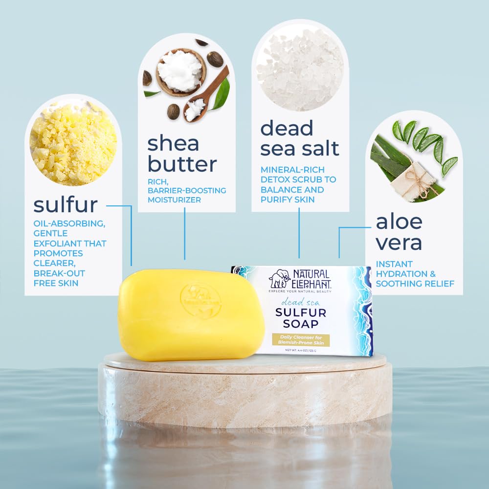 Natural Elephant product label highlighting ingredients and mineral content