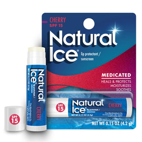 Natural Ice front packaging showing cherry flavor and benefits