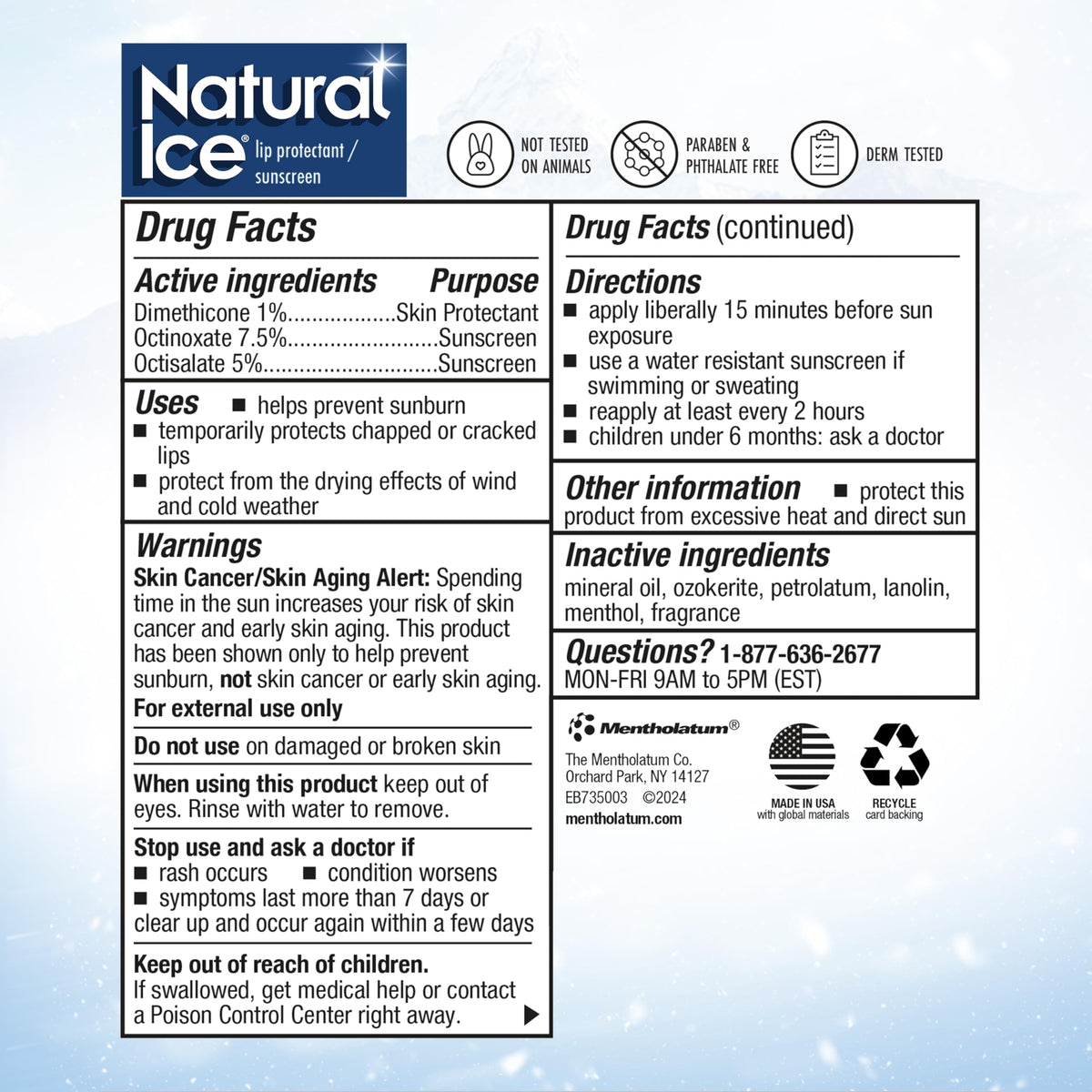 Natural Ice pack of 12 box for convenient multi-pack value