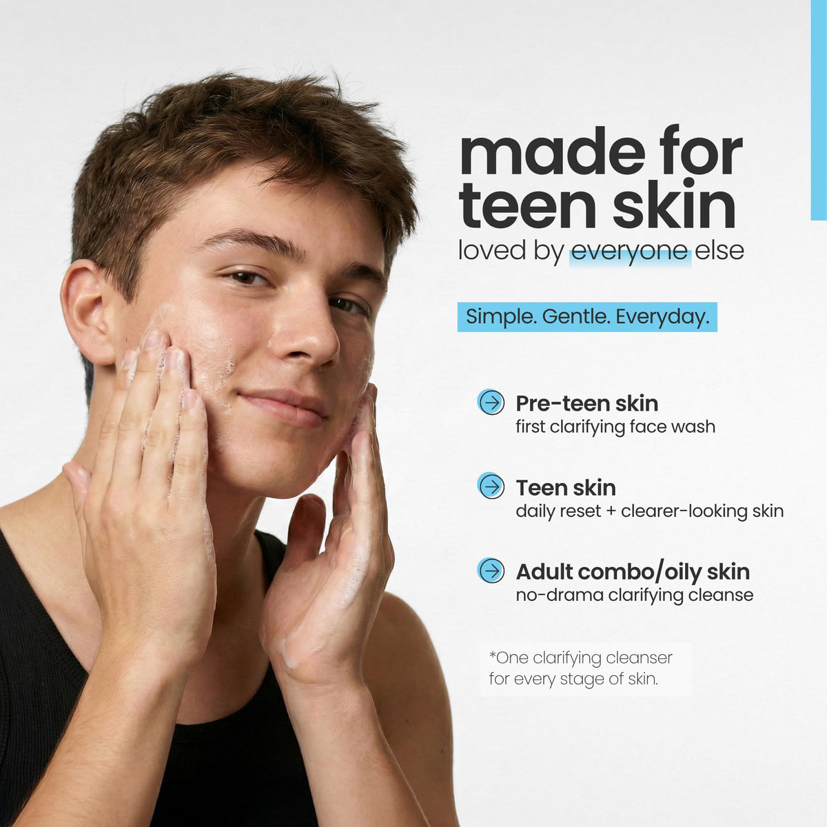 natural outcome label closeup with ingredient list highlighting no sulfates or parabens