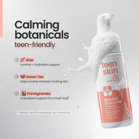 Natural Outcome label detail emphasizing natural ingredients and safety benefit