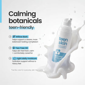 Natural Outcome applied by a teen in bathroom showing quick absorption benefit