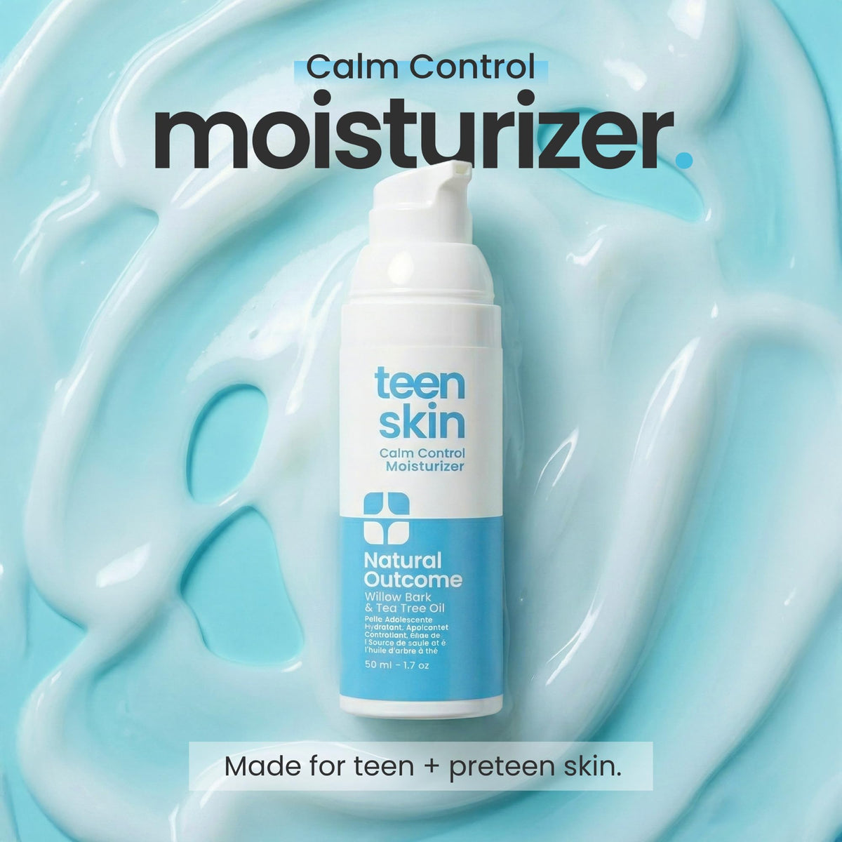 Natural Outcome close-up texture view highlighting lightweight, non-greasy feel