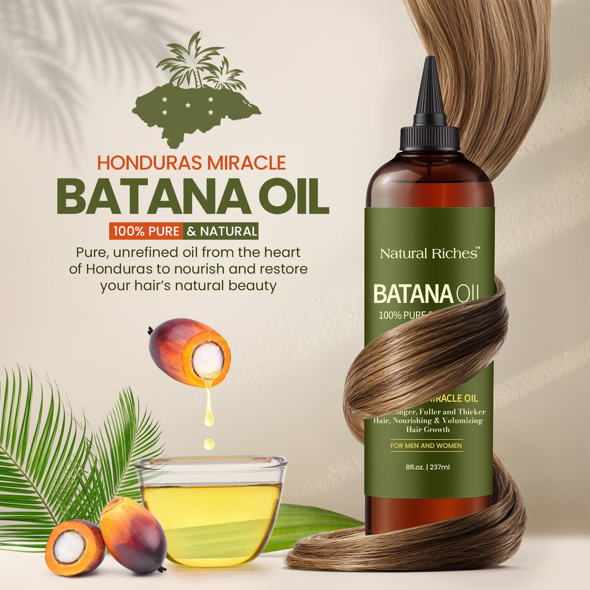 Natural Riches nozzle close-up for precise application to scalp and hair
