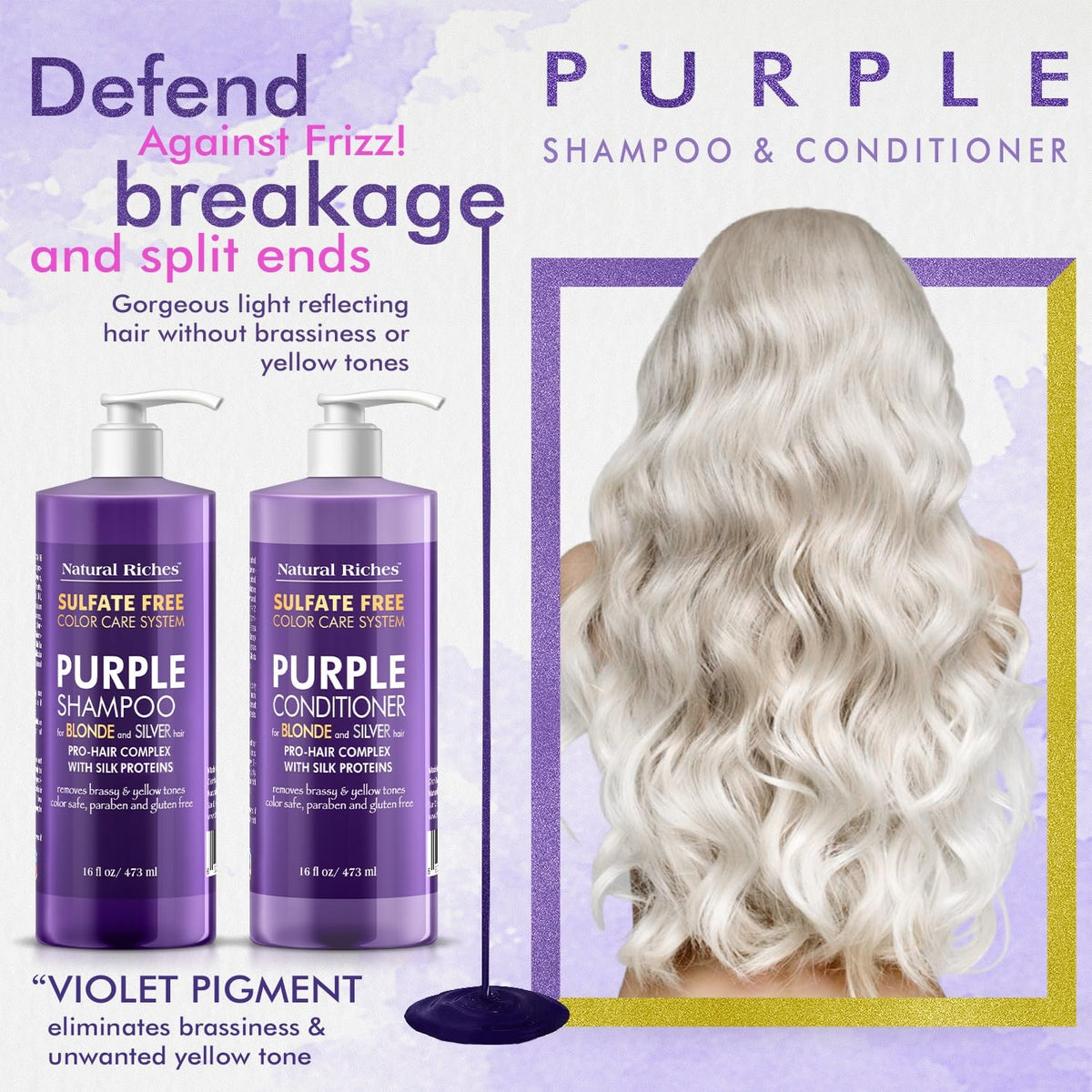 Natural Riches conditioner creamy ribbon close-up for intense hydration