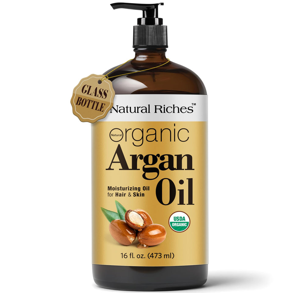 Natural Riches front packaging 16 oz showing product clarity and organic label benefit