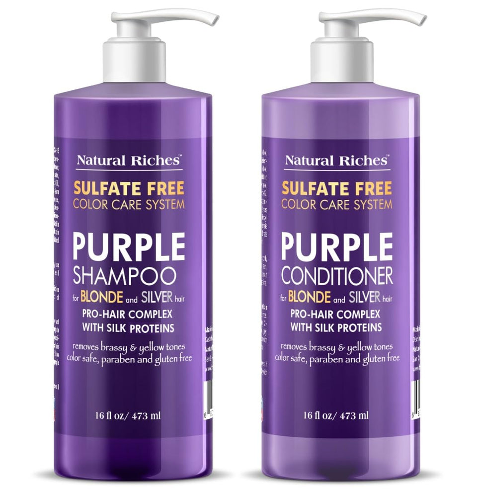 Natural Riches front packaging showing bottles and label benefits