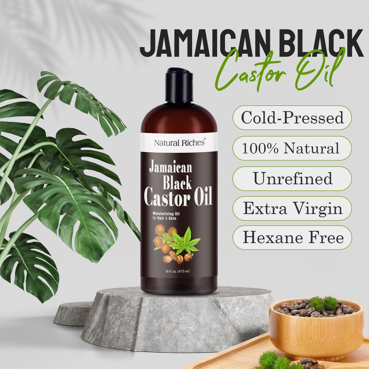 Natural Riches roasted castor beans to highlight traditional Jamaican sourcing benefits
