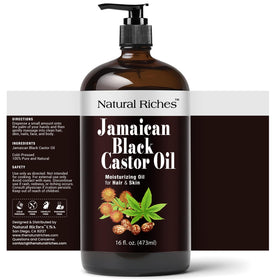 Natural Riches pouring oil close-up highlighting rich texture and purity benefit