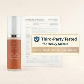 NATURALLY LINDA pump top detail showing hygienic dispenser and easy dosing benefit