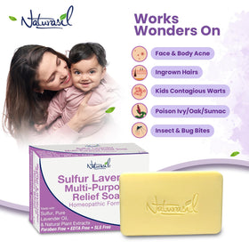 Naturasil sulfur texture closeup highlighting micronized particles for cleaning