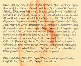 naturcolor Cola 3N jar label top view showing ingredient clarity benefit