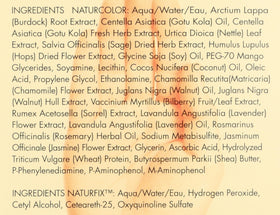 naturcolor color mixed with developer in bowl showing ready-to-apply pigment