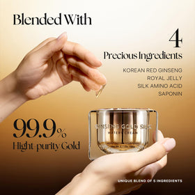 Nature Republic visible gold particles detail for subtle radiant finish