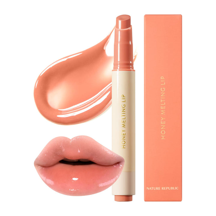 Nature Republic front packaging showing apricot shade and glossy finish for quick selection