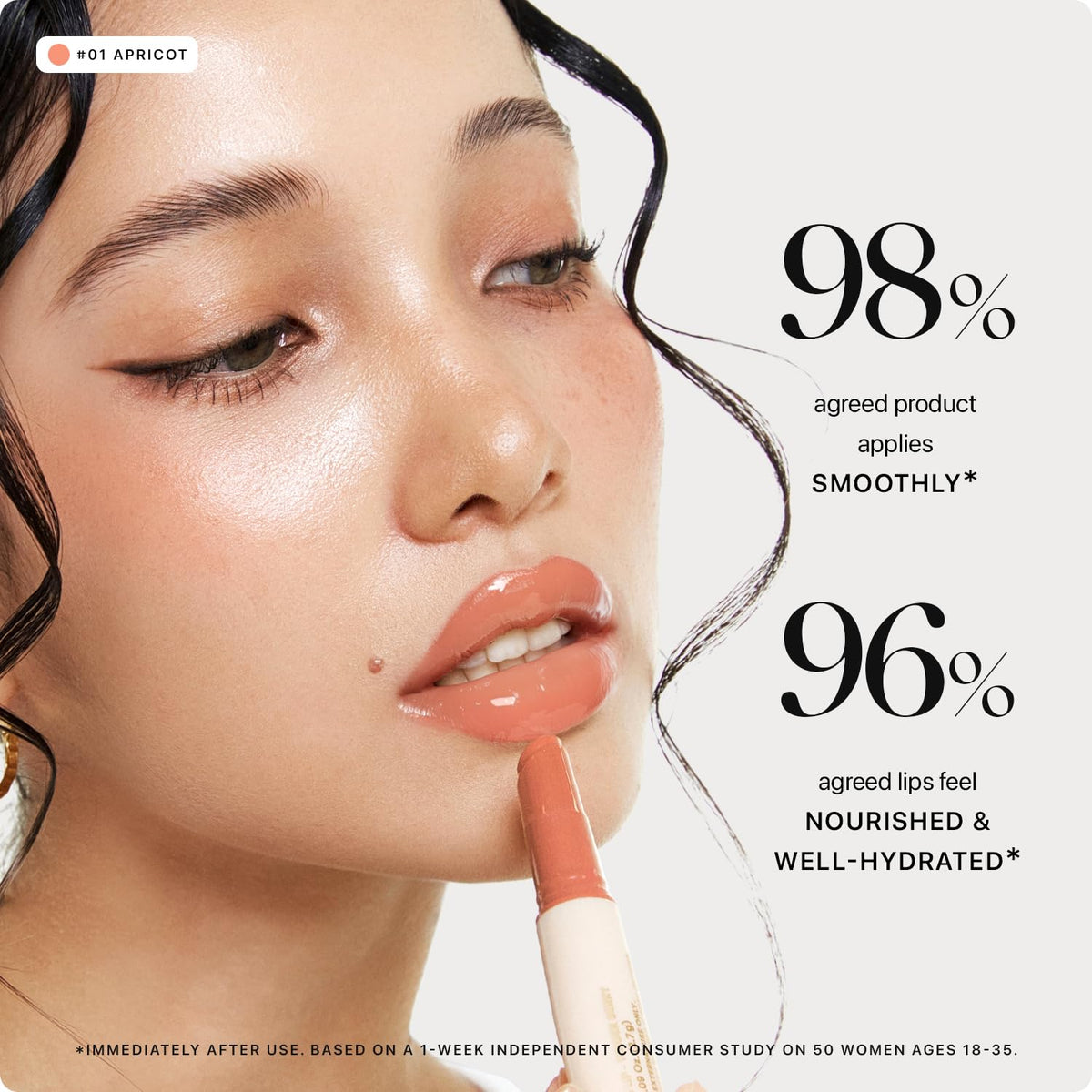 Nature Republic close-up of open stick texture highlighting honey-like glide and hydration