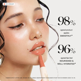Nature Republic close-up of open stick texture highlighting honey-like glide and hydration