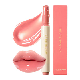 Nature Republic front packaging showing 02 Fig and glossy finish benefit
