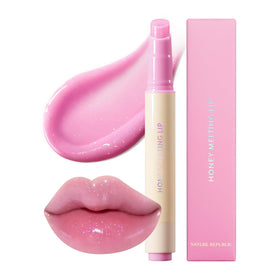 Nature Republic front packaging showing shade 13 Aurora and glossy finish benefit