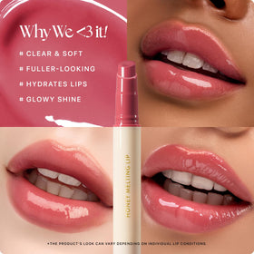 Nature Republic lip stick held in hand to show size and portable benefit