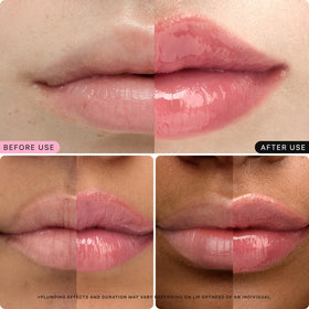 Nature Republic lip on model demonstrating luminous pink finish and natural plumping effect on lips