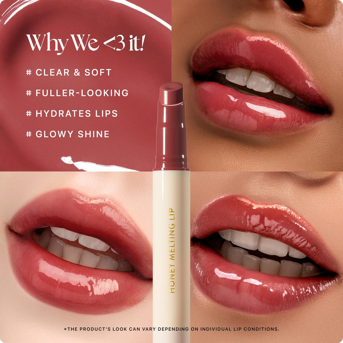 Nature Republic opened stick revealing honey-like balm tip for smooth glide