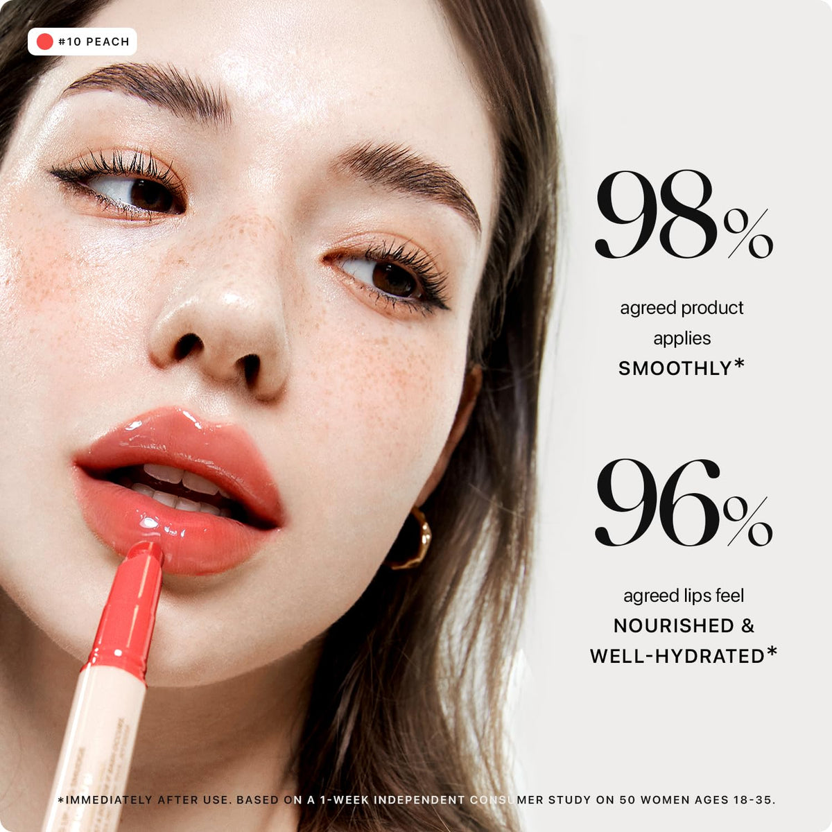 Nature Republic texture close-up revealing honey-like, hydrating balm consistency