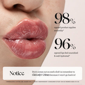 Nature Republic swatch on arm showing sheer rose pink tint and buildable color