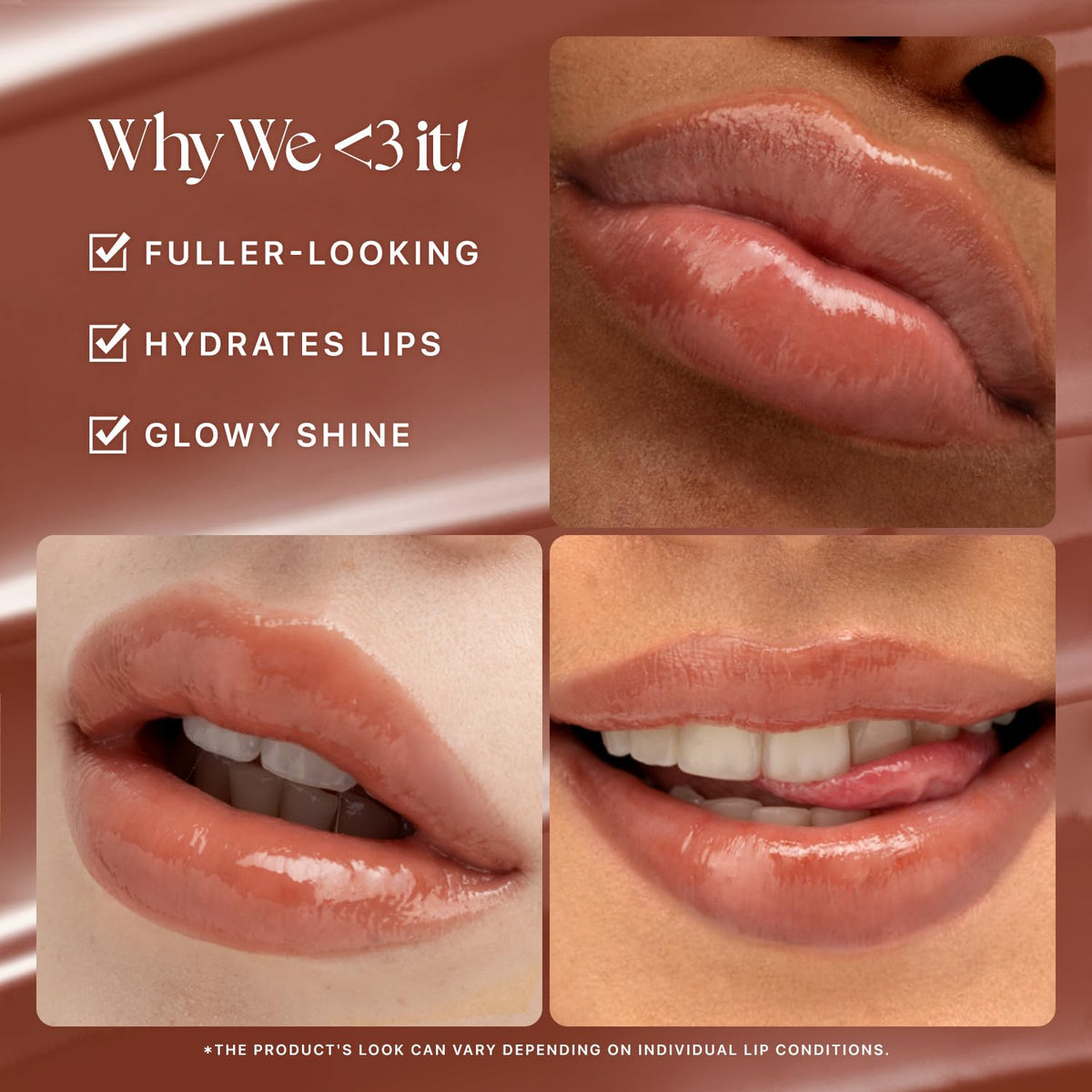 Nature Republic swatches on arm demonstrating buildable rose brown tint