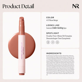 Nature Republic honey and rose ingredients display showing nourishing benefits