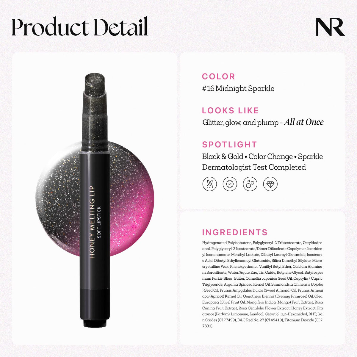 Nature Republic open cap and click mechanism showing hygienic dispensing benefit