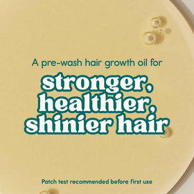 Nature Spell applied to scalp with comb applicator for targeted nourishment benefit