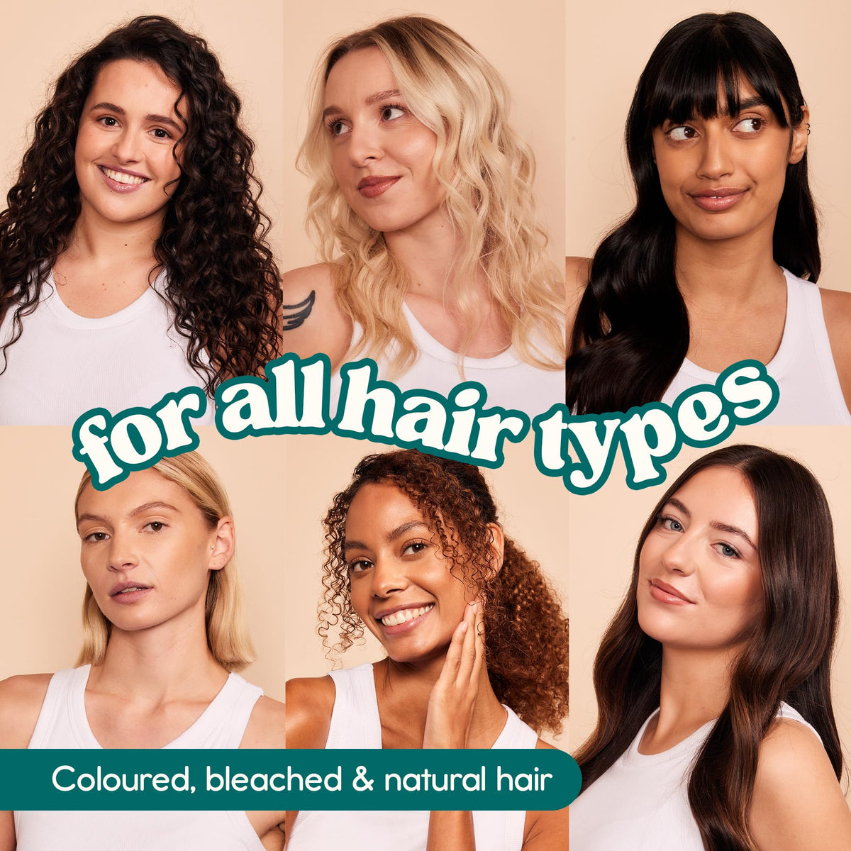 Nature Spell before and after hair showing smoother ends and improved manageability