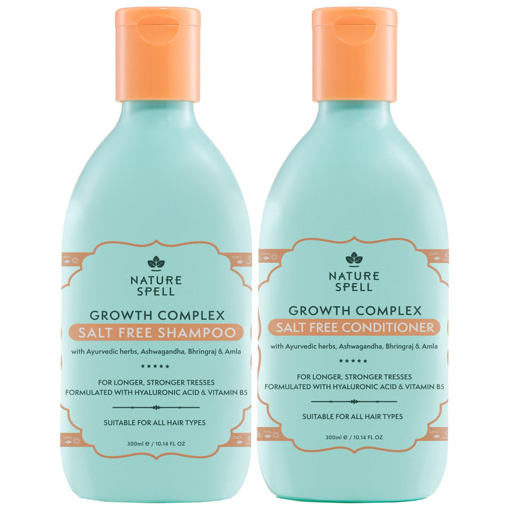 Nature Spell front packaging showing both 10.14 fl oz bottles and benefits