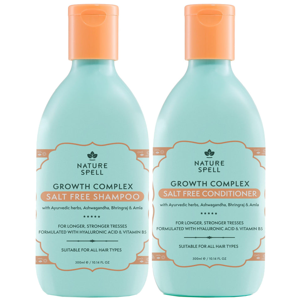 Nature Spell front packaging showing both 10.14 fl oz bottles and benefits
