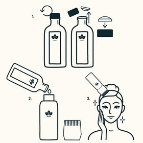 Nature Spell in salon-style setting demonstrating professional at-home treatment benefit