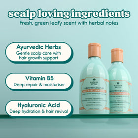 Nature Spell product label displaying ingredient list and clean formulation