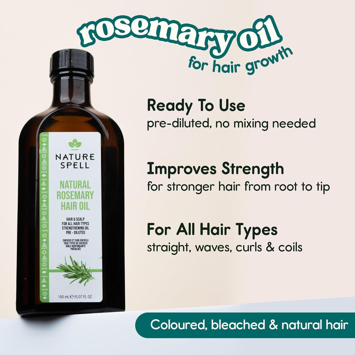 Nature Spell root comb applicator close-up demonstrating precise scalp placement benefit