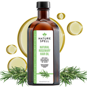 Nature Spell front packaging showing bottle and clear label, promotes easy application