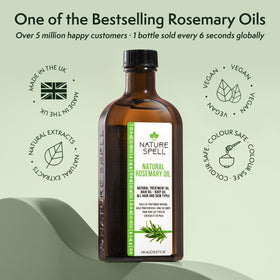 Ingredients label on Nature Spell bottle, highlights safe pre-diluted formula